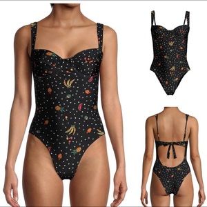 Farm Rio Mixed Fruit One-Piece Swimsuit